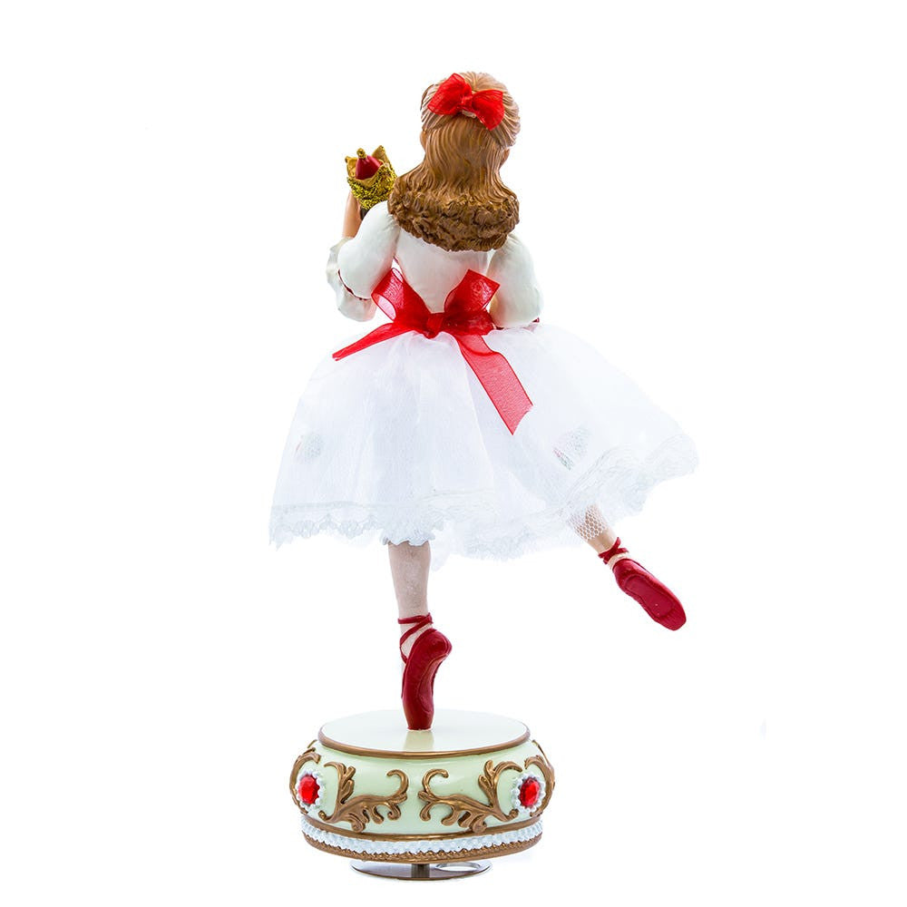 11.5" Musical Clara With Nutcracker Table Piece