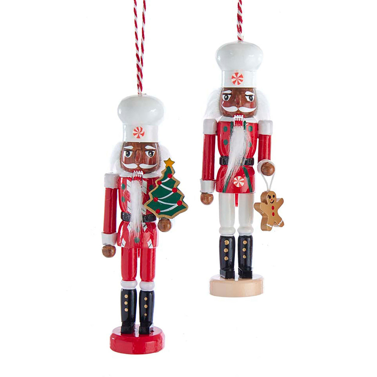 6" African American Chef Nutcracker Ornaments