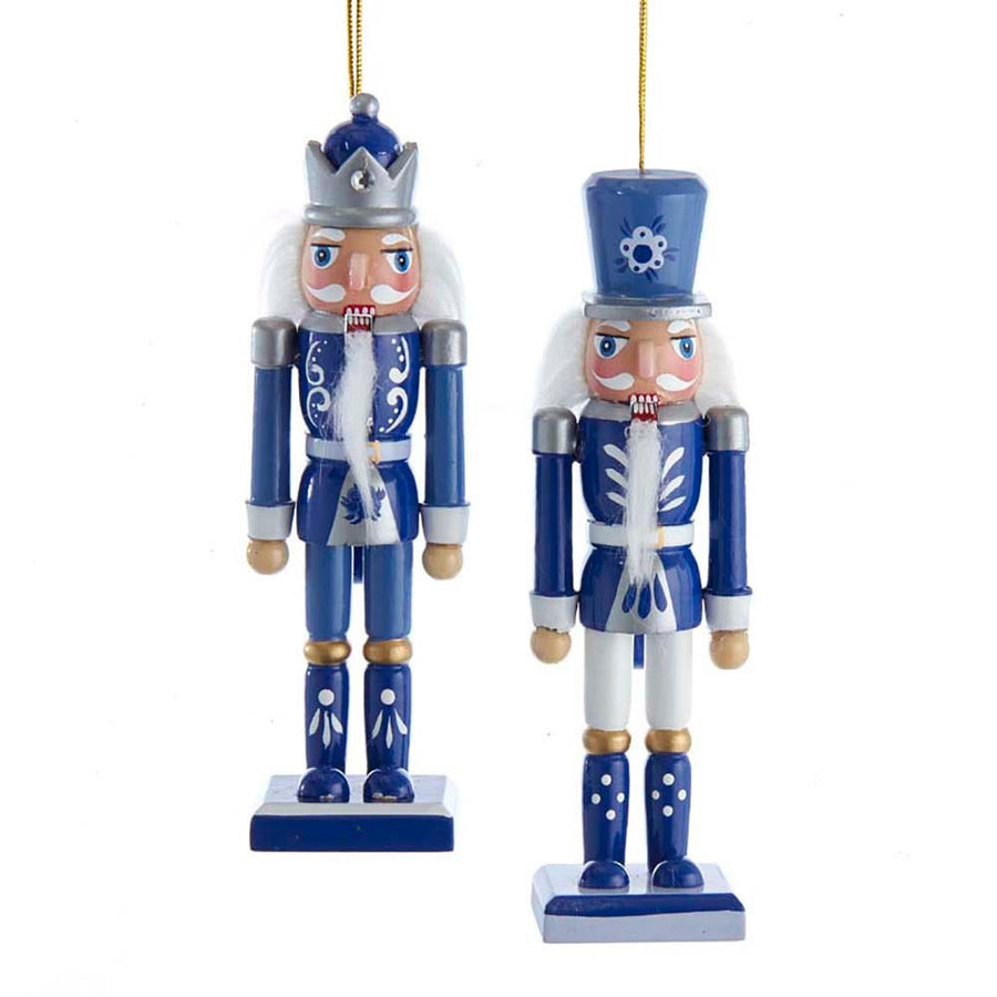 6“ Indigo Dreams Nutcracker Ornaments
