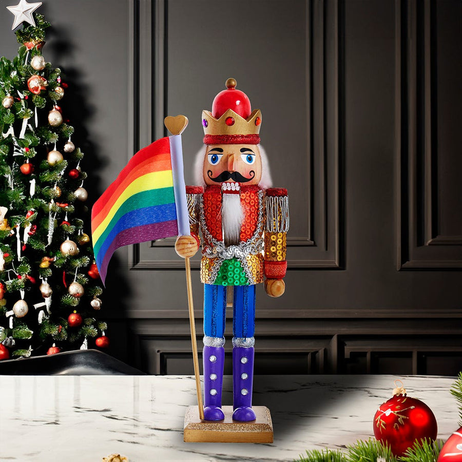 12“ Gay Pride Nutcracker