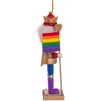 6“ Gay Pride Nutcracker Ornament