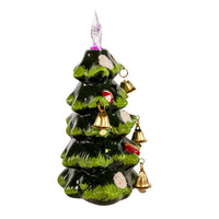 Battery Operated Small Porcelain Light-Up Christmas Tree