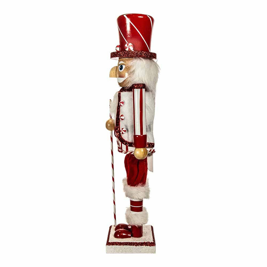 15" Peppermint Nutcracker