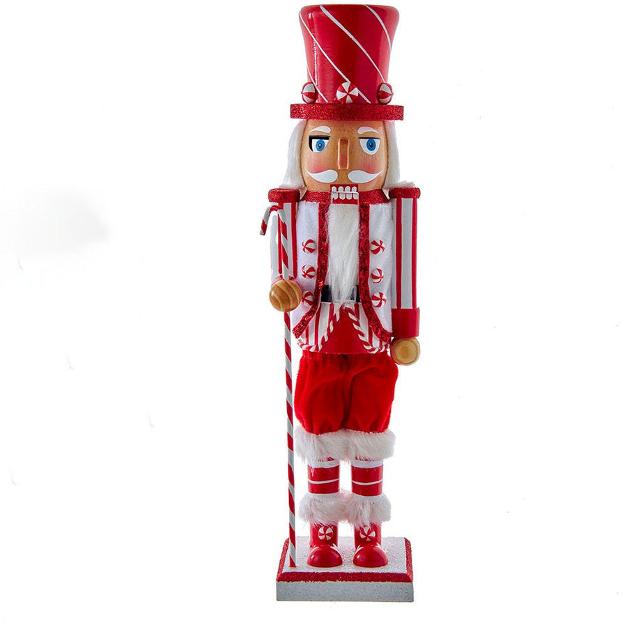 15" Peppermint Nutcracker