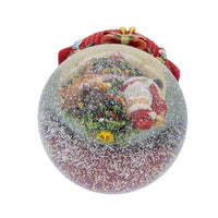 100MM Wind Up Musical Santa With Christmas Tree Water Globe