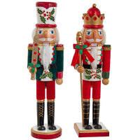 15“ Holly and Berries Nutcrackers
