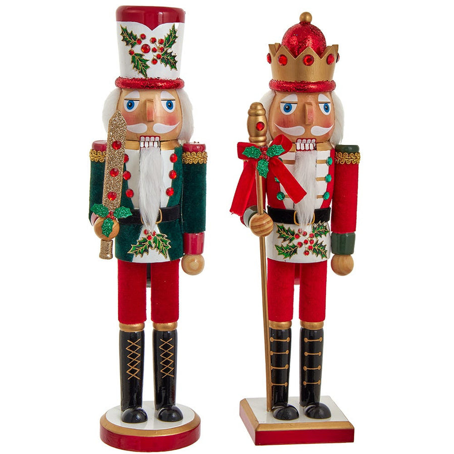15“ Holly and Berries Nutcrackers