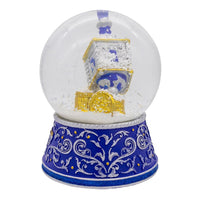 100MM Wind Up Musical Hannukah Water Globe