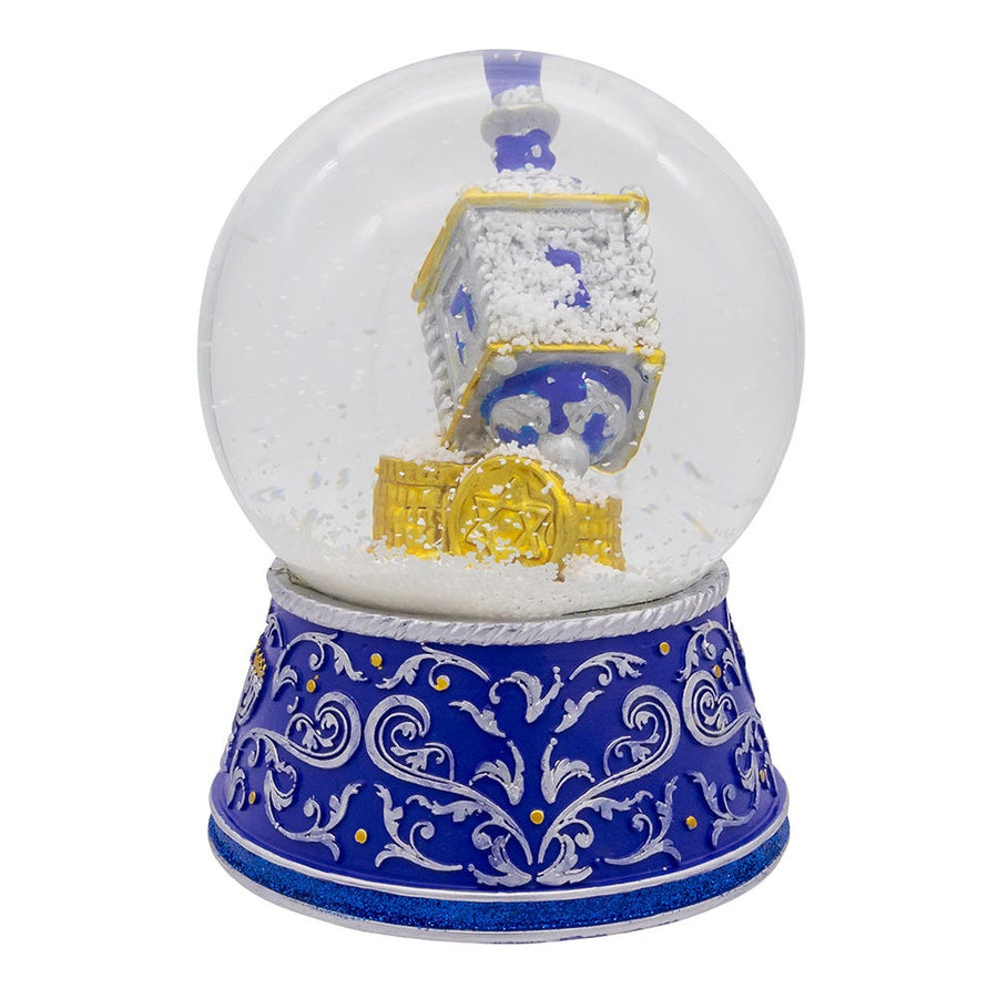 100MM Wind Up Musical Hannukah Water Globe