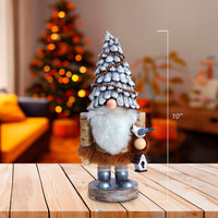 10“ Rustic Glam Gnome Nutcracker