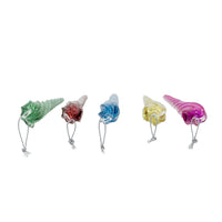 Glass Icicle Ornaments