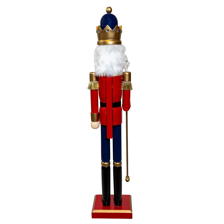36“ Red & Blue King Nutcracker