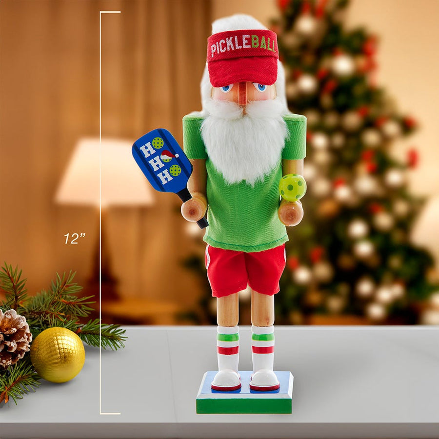 12“ Wooden Pickleball Nutcracker