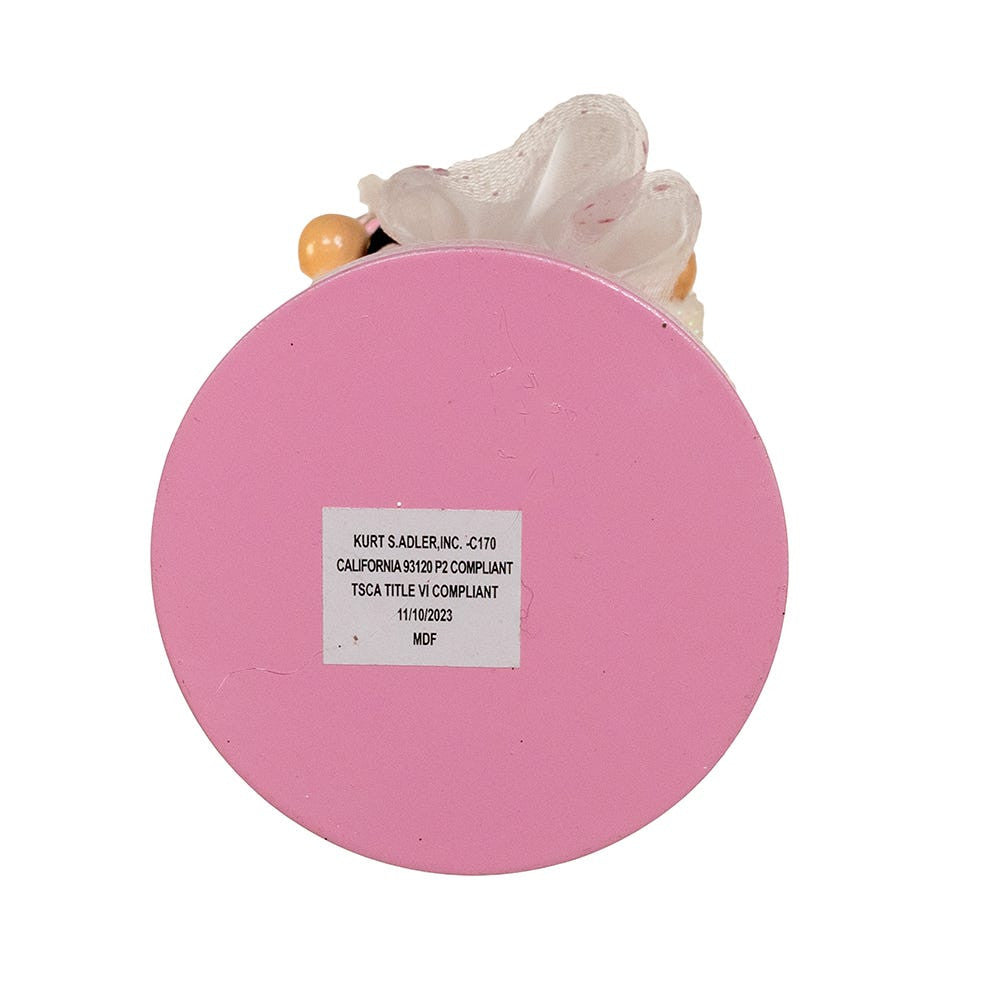 12“ Pink Clara With Brunette Hair Ballerina Nutcracker