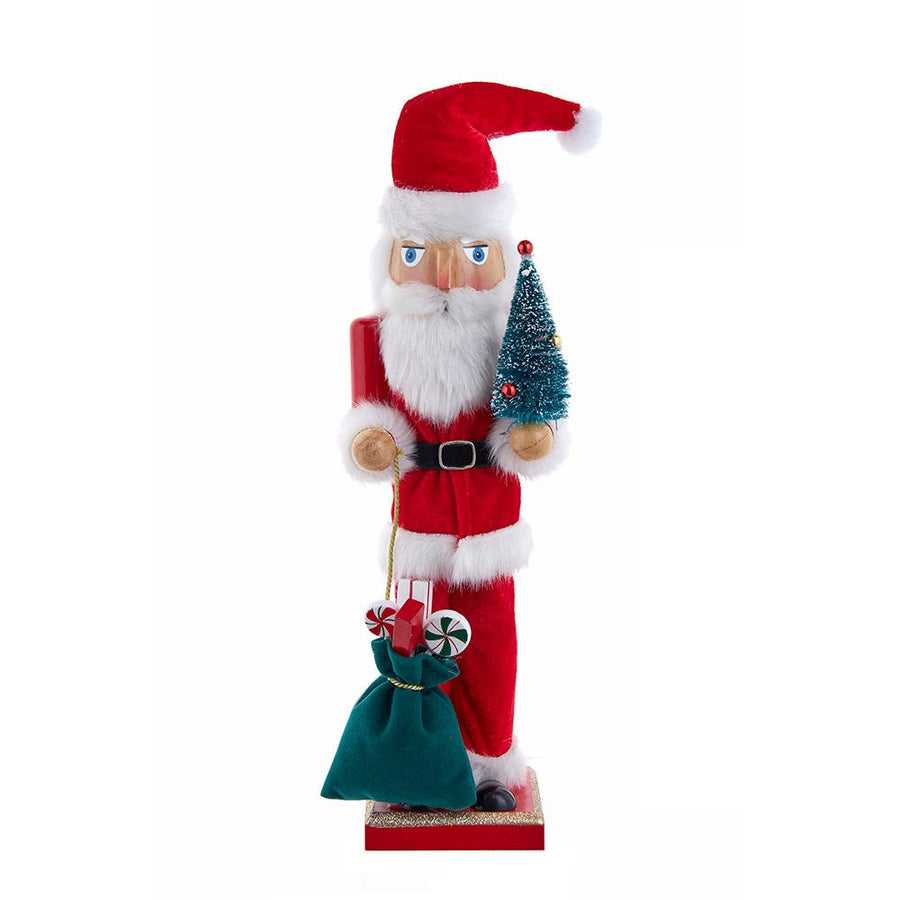 15" Santa With Gifts & Tree Nutcracker