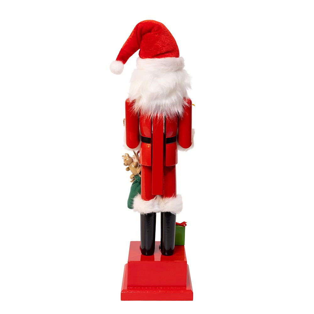 15" Santa Calendar With Gifts Nutcracker