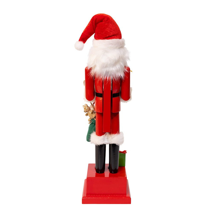 15" Santa Calendar With Gifts Nutcracker