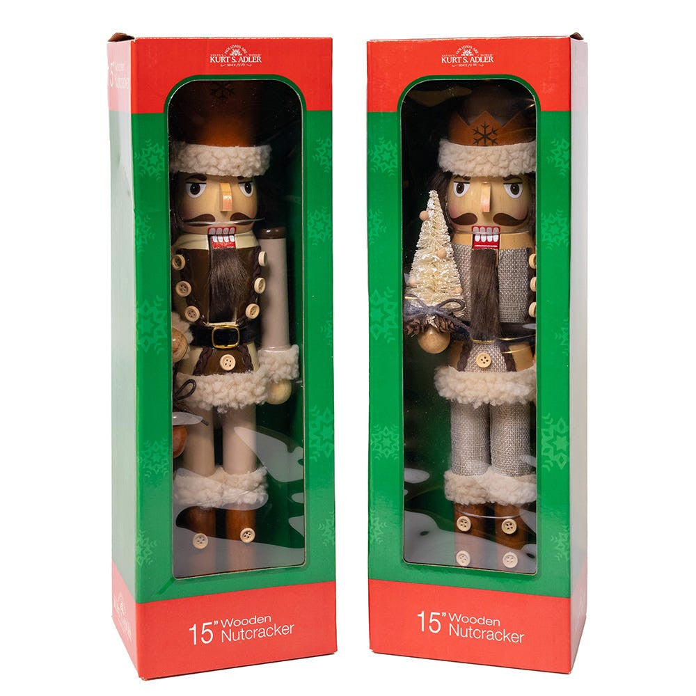 15" Woodland Nutcrackers