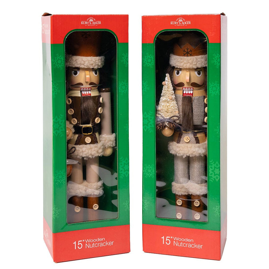 15" Woodland Nutcrackers