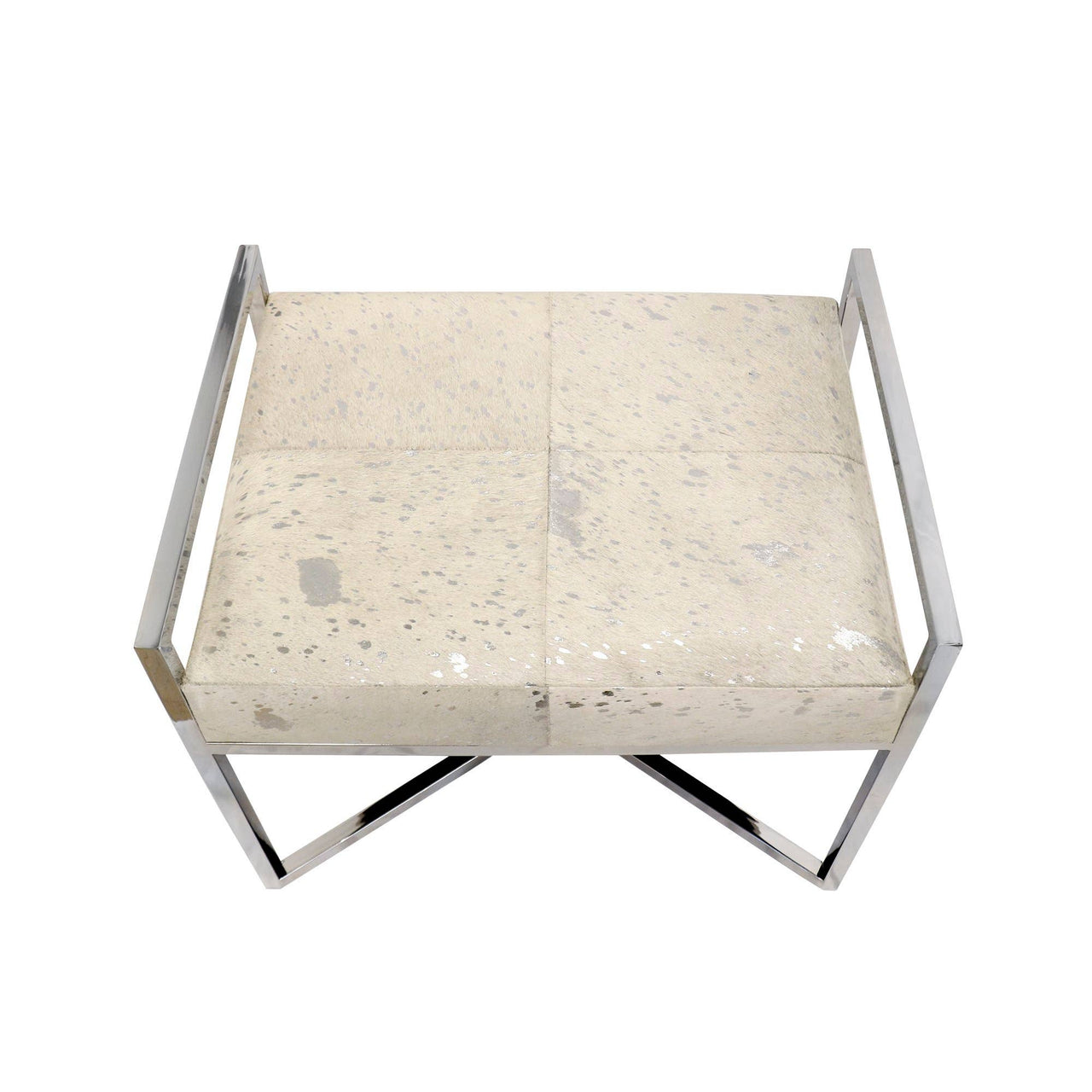 Avril Safari Cowhide Bench