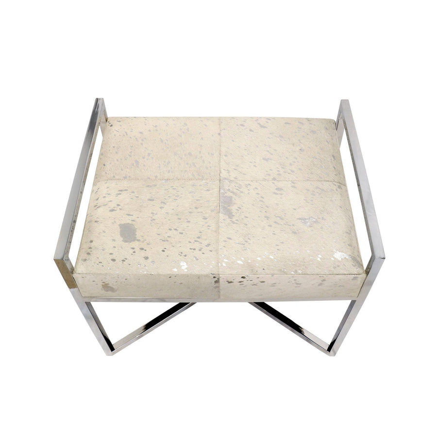 Avril Safari Cowhide Bench