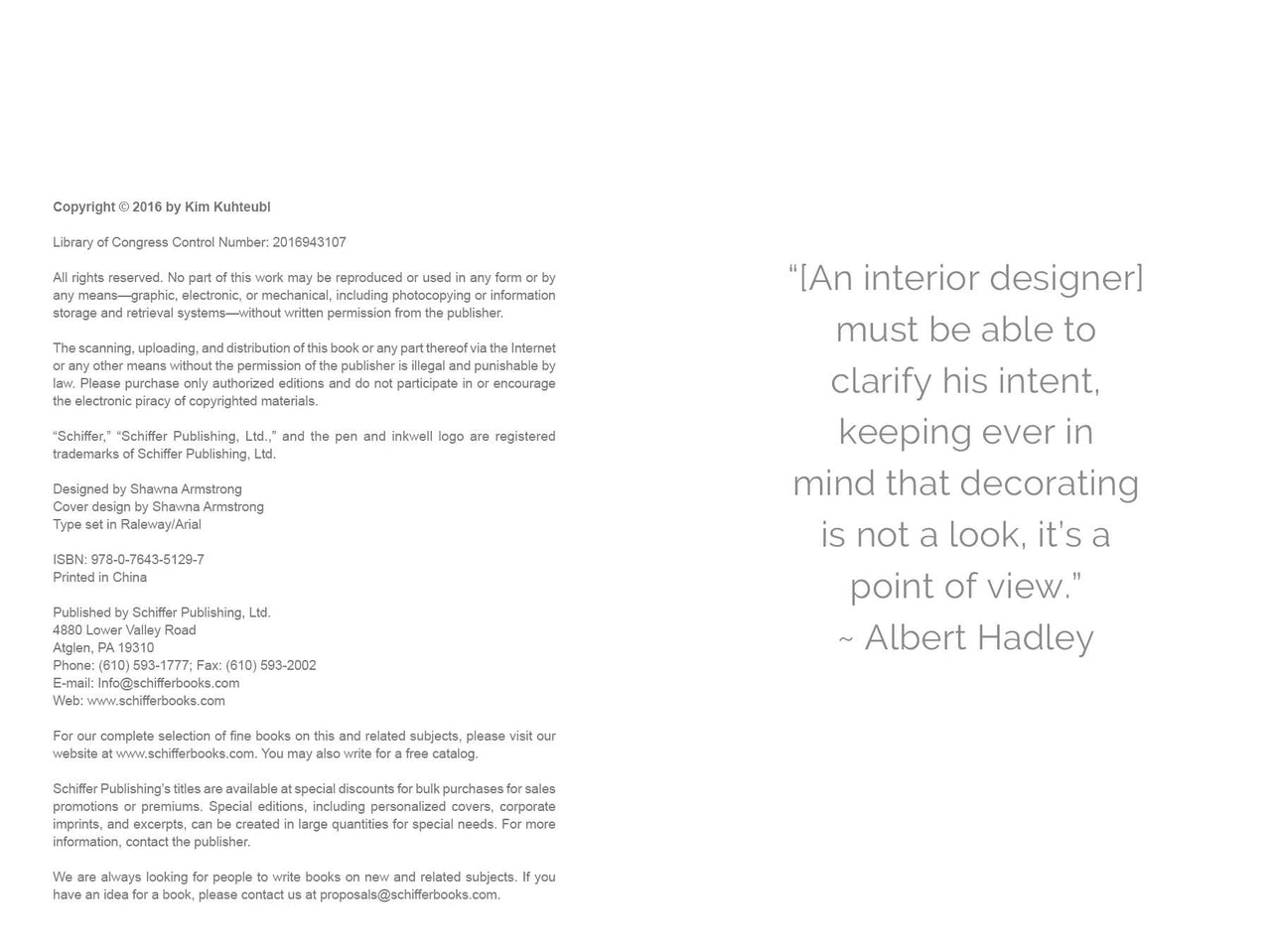Branding + Interior Design