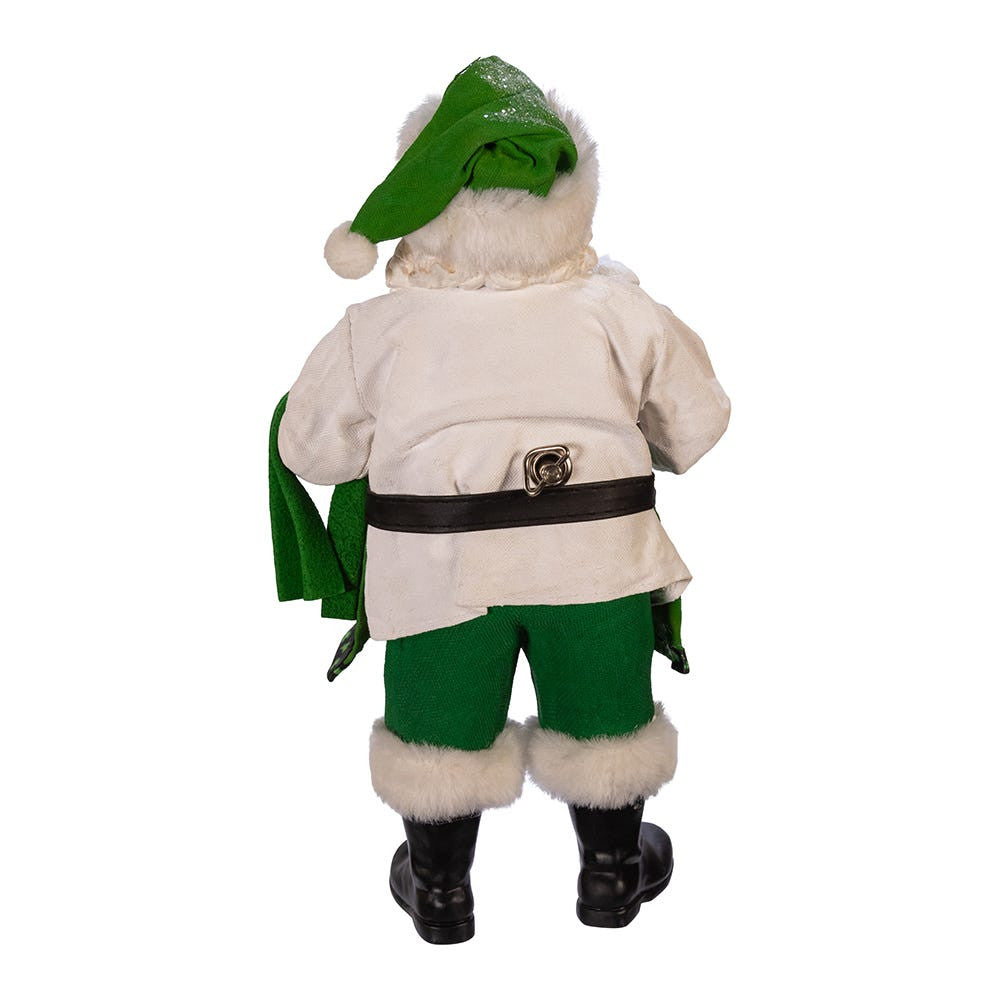 10.5“ Fabriché™ Musical Irish Chef Santa