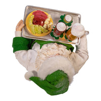 10.5“ Fabriché™ Musical Irish Chef Santa