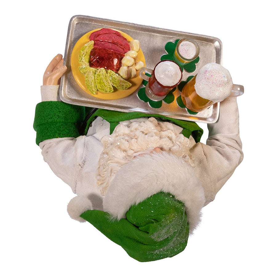 10.5“ Fabriché™ Musical Irish Chef Santa