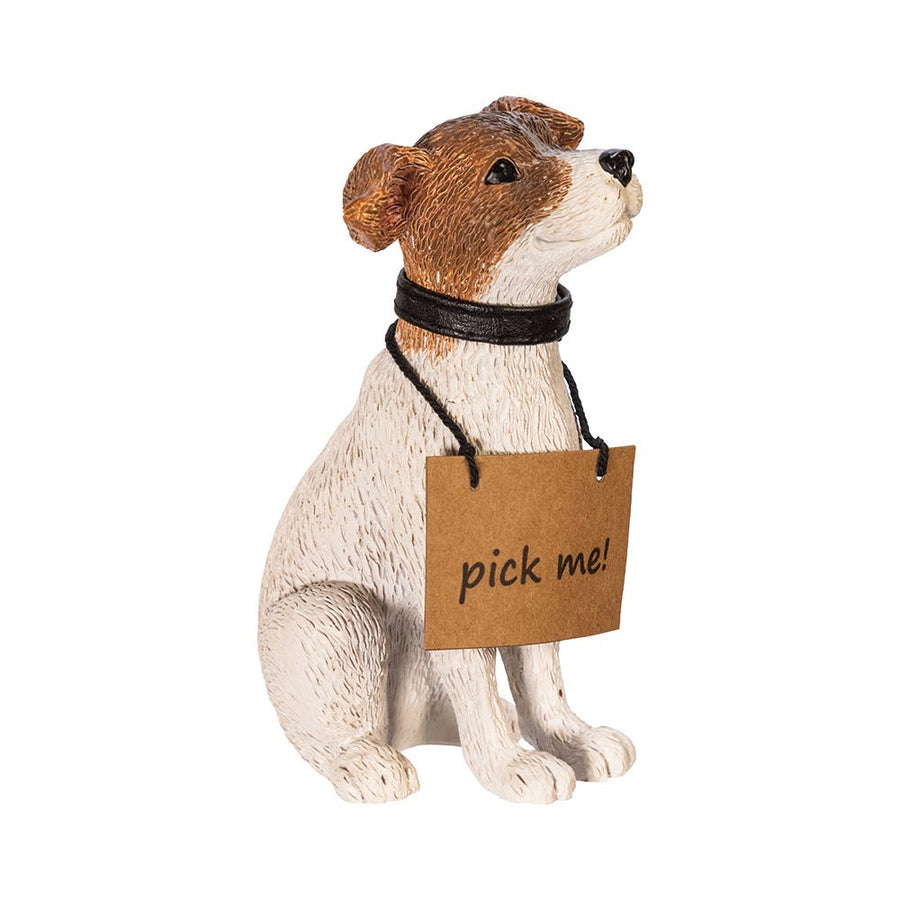 10.5" Fabriché™ Adopt-A-Pet Santa With Dog