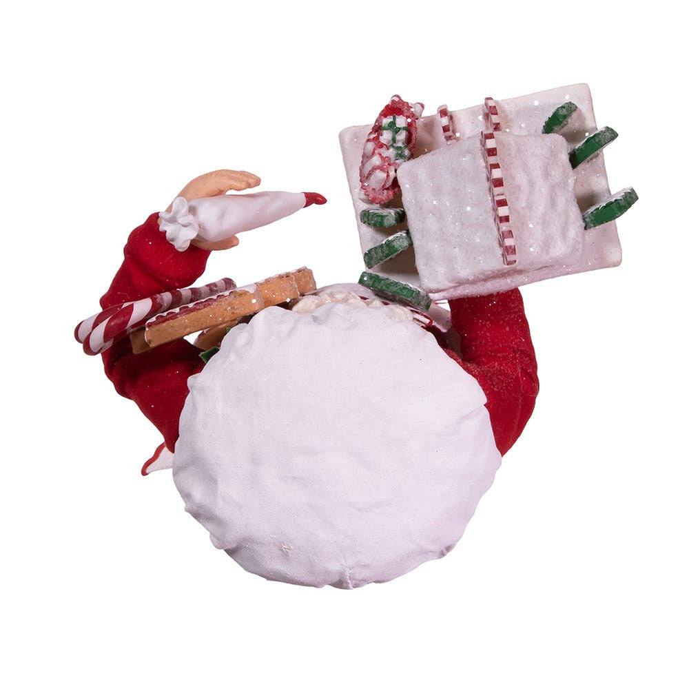 10.5" Fabriché™ Gingerbread Chef Santa