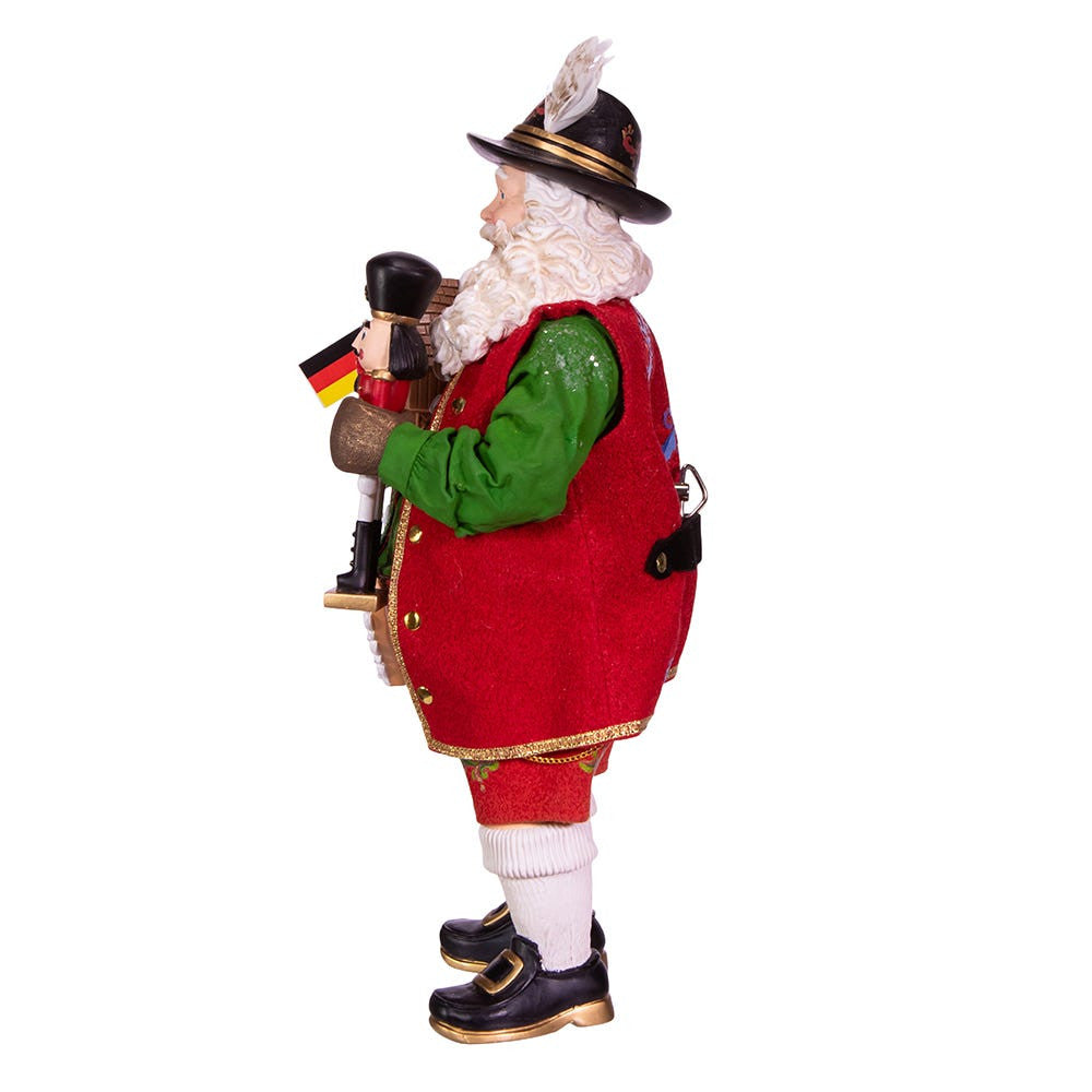 11“ Fabriché™ Musical German Santa