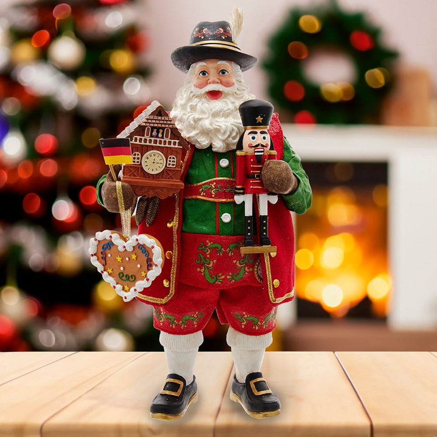 11“ Fabriché™ Musical German Santa