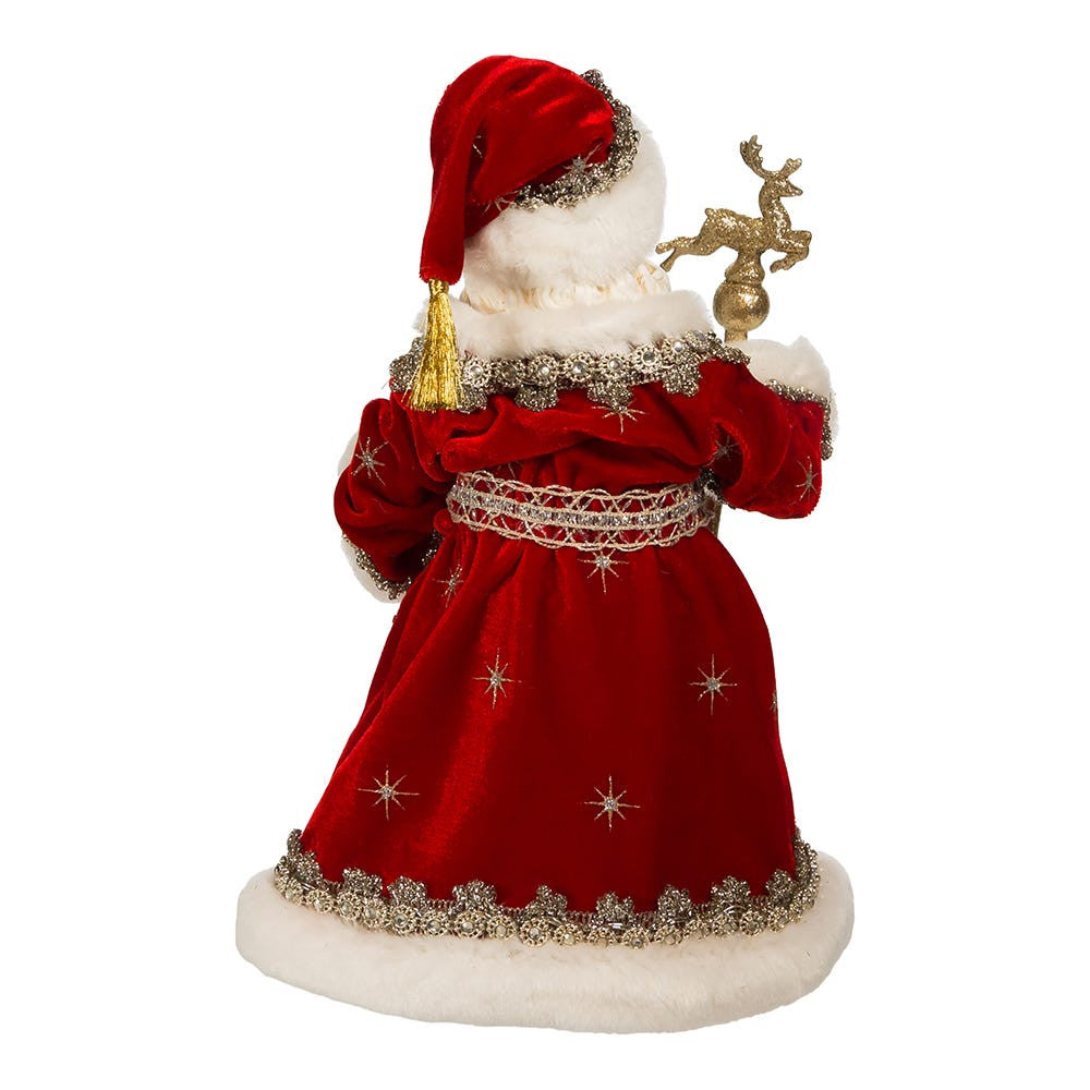 10.5“ Fabriché™ Regal Red Santa