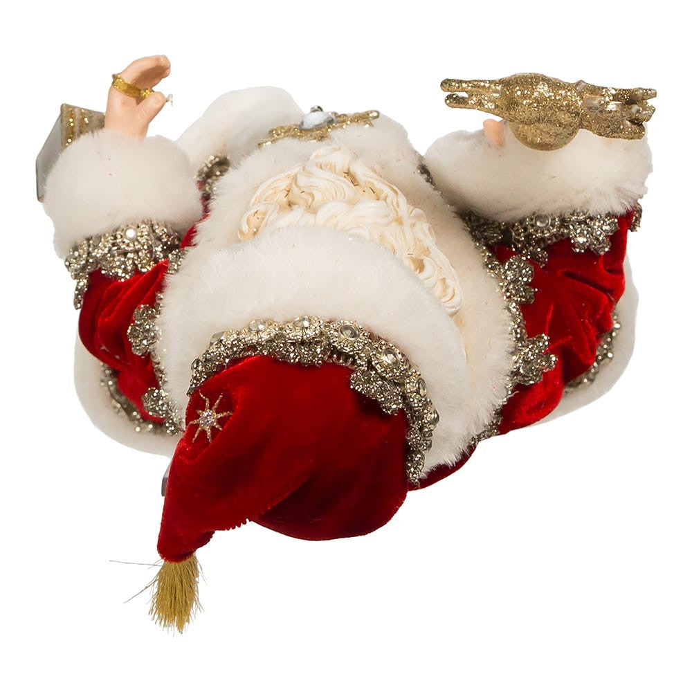 10.5“ Fabriché™ Regal Red Santa