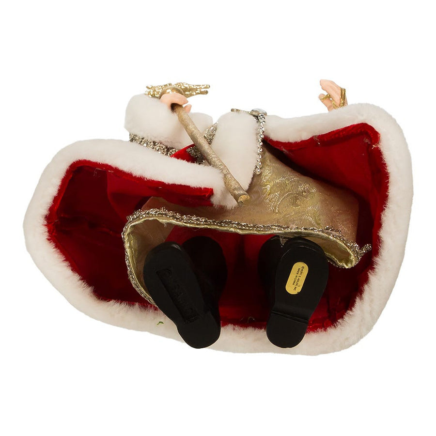 10.5“ Fabriché™ Regal Red Santa