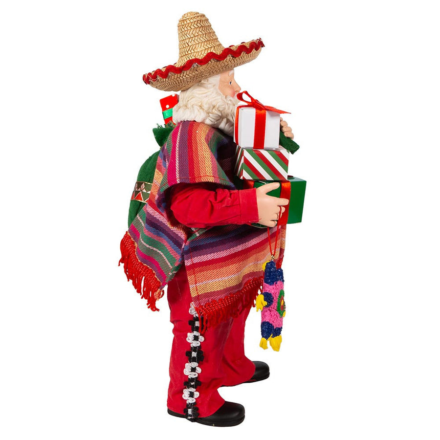 11“ Fabriché™ Musical Mexican Santa