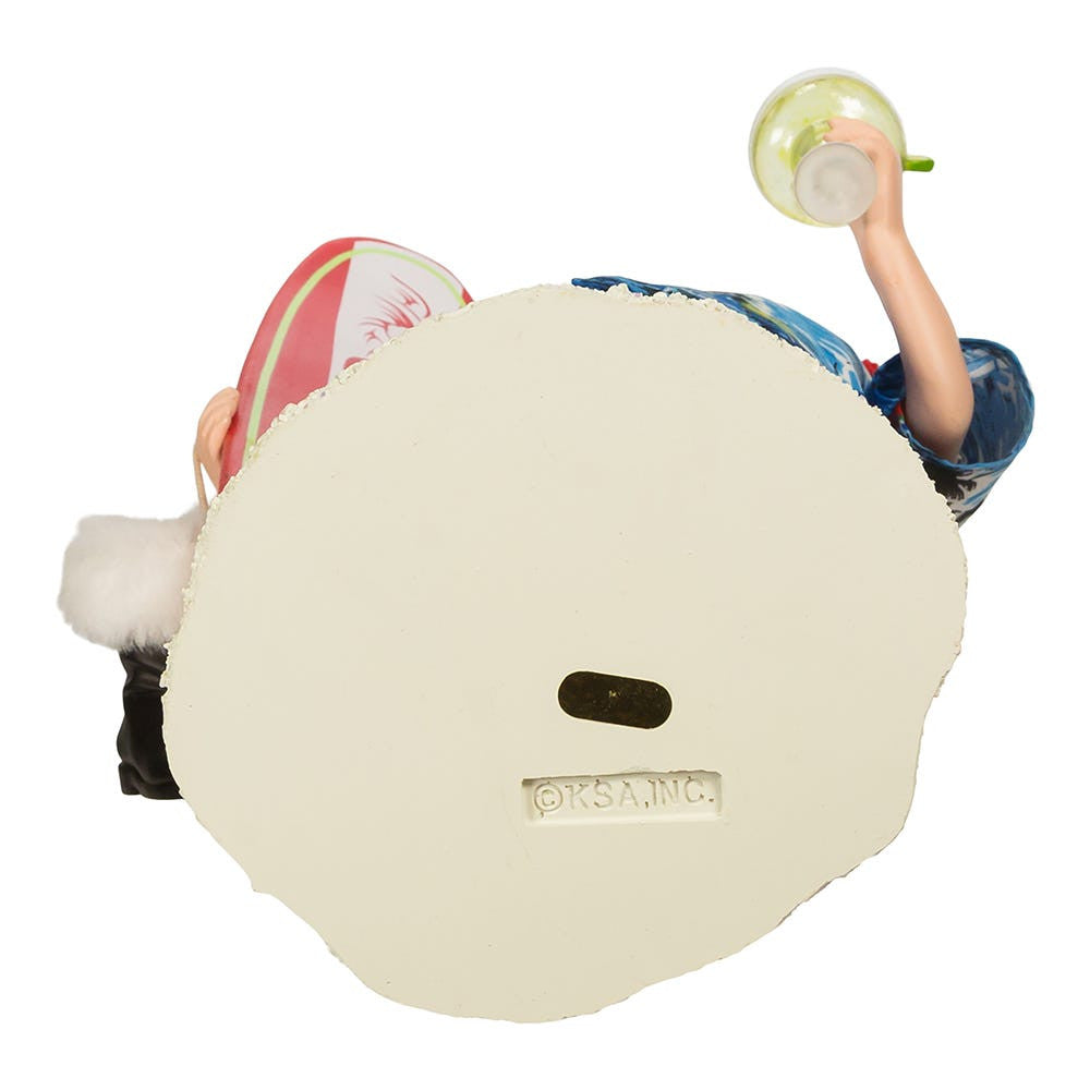 11" Fabriché™ Beach Santa With Surfboard
