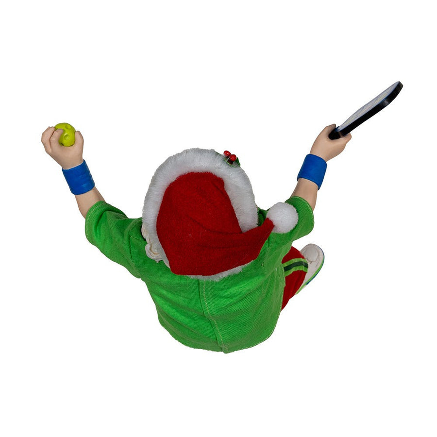 10" Fabriché™ Santa Playing Pickleball