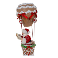 12“ Fabriché™ Hot Air Balloon Santa