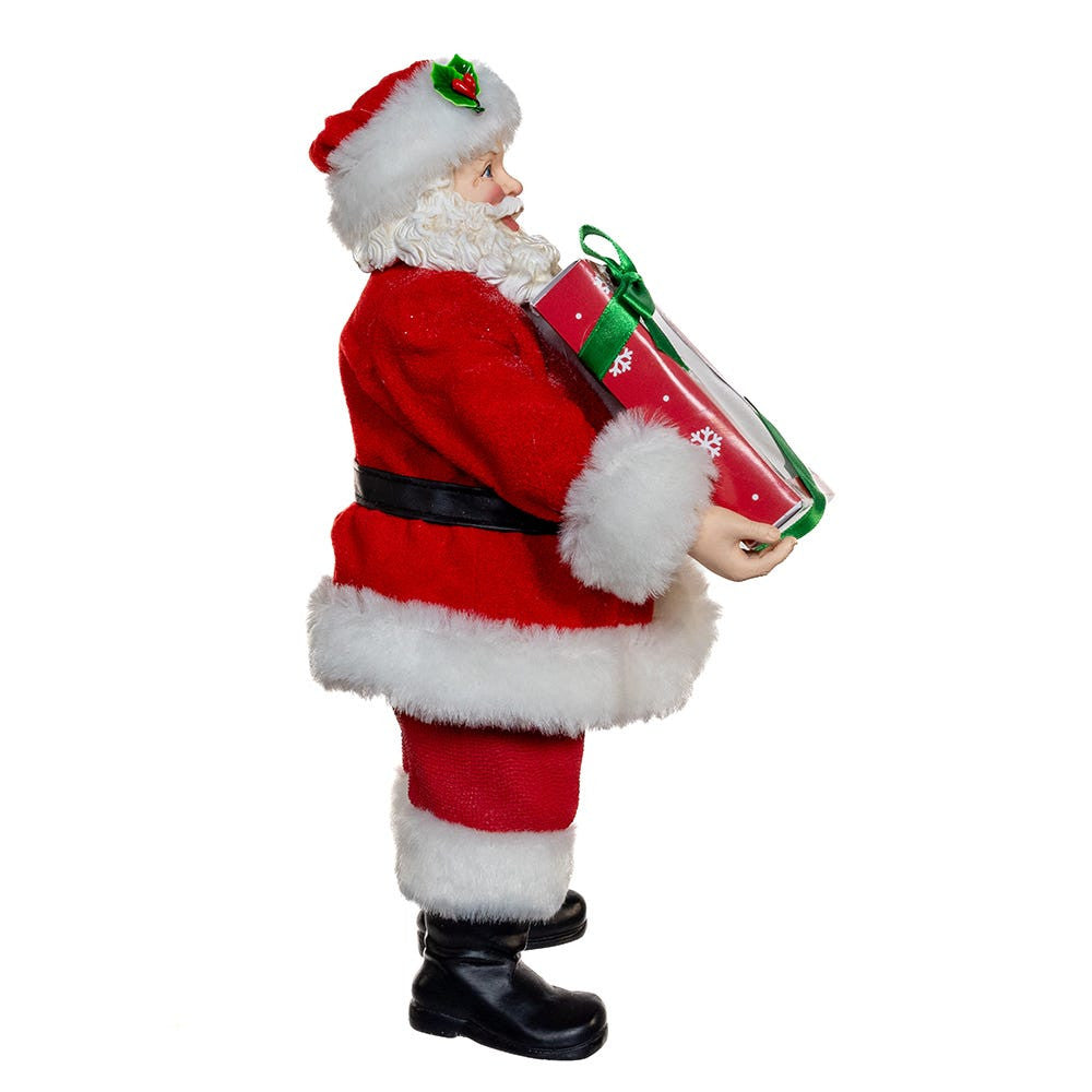 10.5“ Fabriché™ Santa With Box Of Donuts