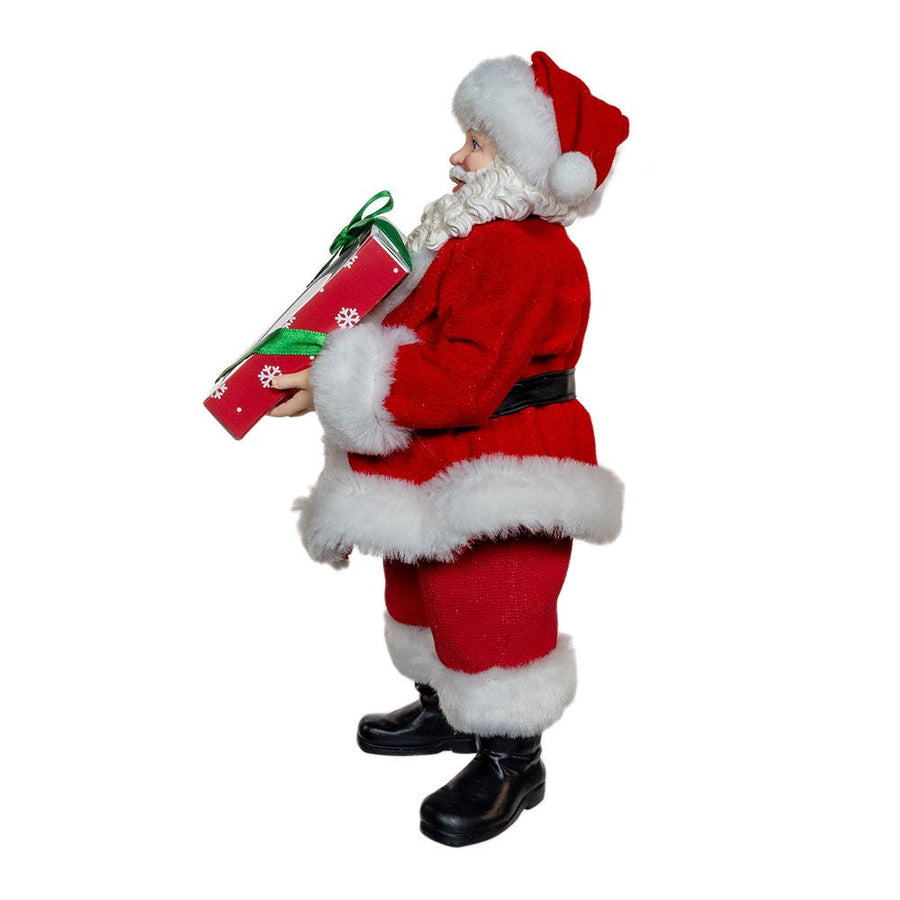 10.5“ Fabriché™ Santa With Box Of Donuts