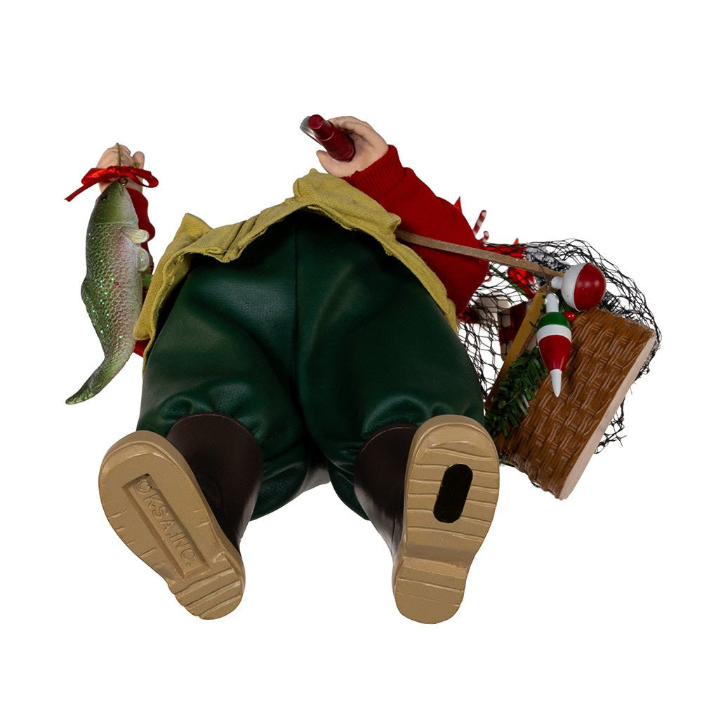 10.5“ Fabriché™ Fisherman Santa