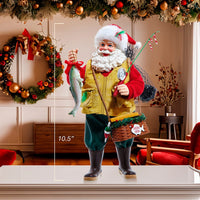 10.5“ Fabriché™ Fisherman Santa