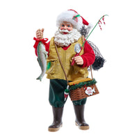 10.5“ Fabriché™ Fisherman Santa