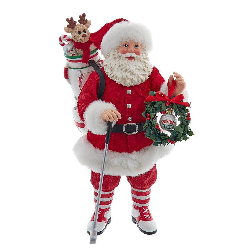 10.5“ Fabriché™ Golf Santa