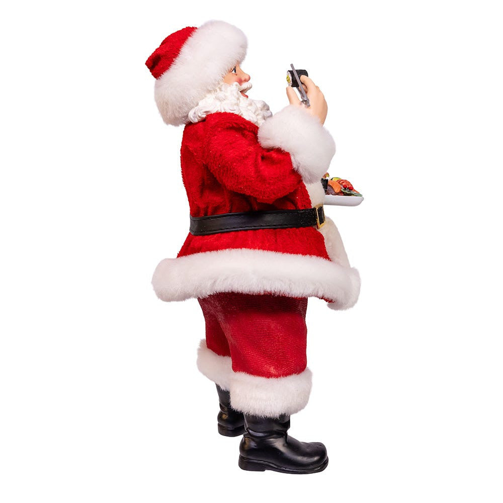 10.5“ Fabriché™ Santa With Sushi Platter