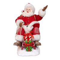 8.5“ Fabriché™ Santa On Sled
