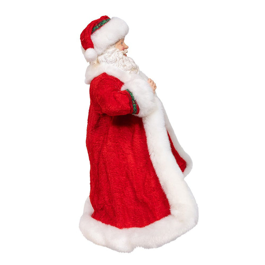10.5" Fabriché™ Santa With Gifts In Pocket