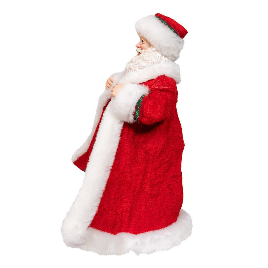 10.5" Fabriché™ Santa With Gifts In Pocket